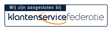 Wij zijn lid van de Klantenservice Federatie